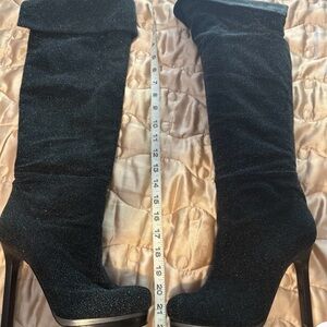 Diego Dolcini “Galaxy” Black Heeled Women's Boots